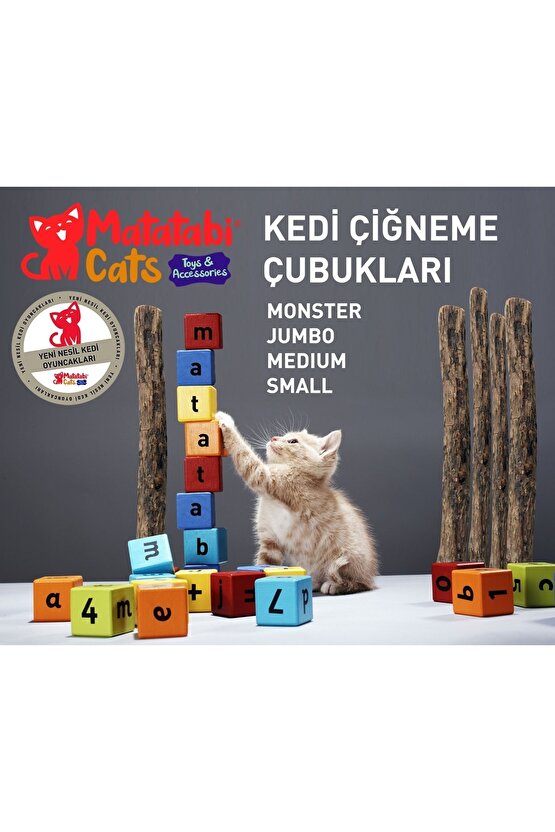 Matatabi Stick 1 Adet Doğal Kedi Oyuncağı Çiğneme Çubuğu