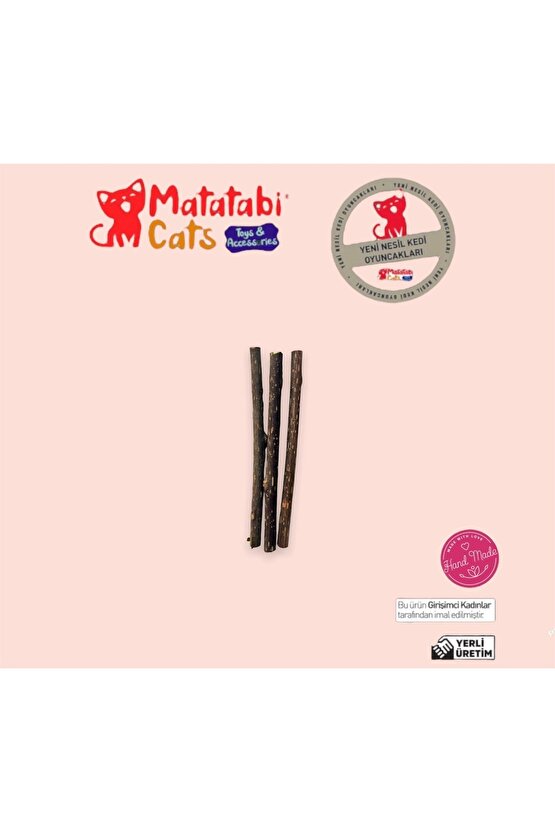 Mino Set Kedi Oltası, Çiğneme Çubuğu, Peluş Kedi Oyuncağı (KEDİ NANESİOTU İÇERMEZ)