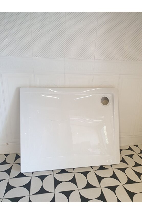 Floor 100x80 Dikdörtgen Flat Duş Teknesi 5