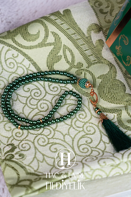 Seccade Tesbih Seti | Seccade Seti | Hediyelik Seccade | Hac Umre Hediyesi | Umre Dönüşü Hediye