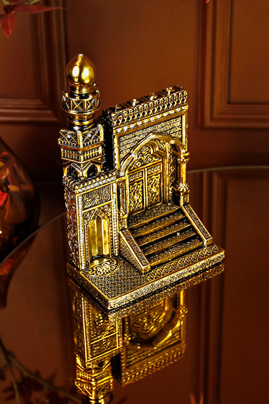 YENİ EV OFİS HEDİYESİ LÜKS FİGÜR DEKORATİF DİNİ İSLAMİ ARMAĞAN MİHRAP MİNBER SÜS OBJE