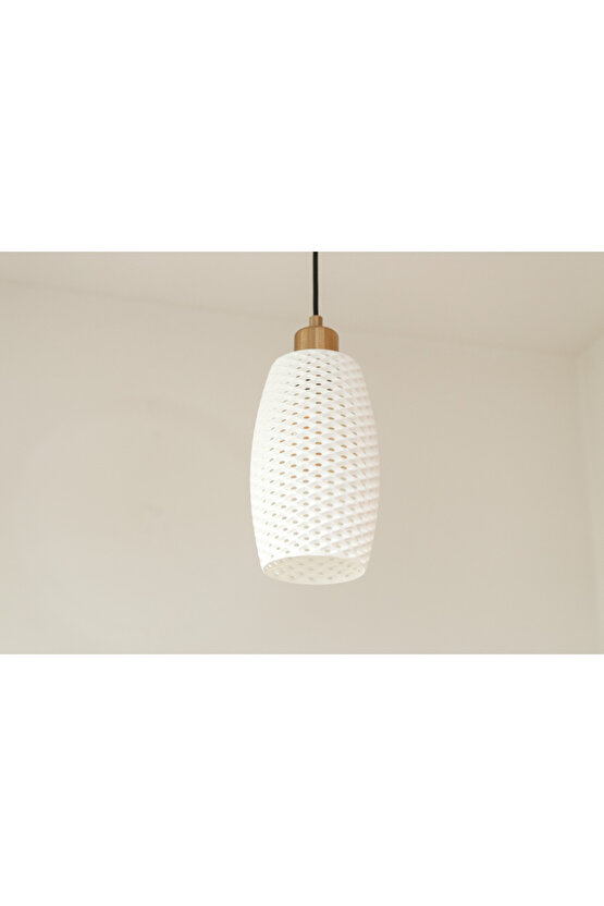 Fiora Tekli Delik Şekilli Plastik Avize Salon, Mutfak, Yatak Odası Çocuk Odası Ve Hol İçin Uygun