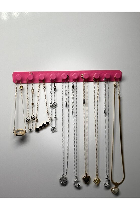 Takı Kanca Rayı Organizer Askılık 10 Bölmeli Askılık