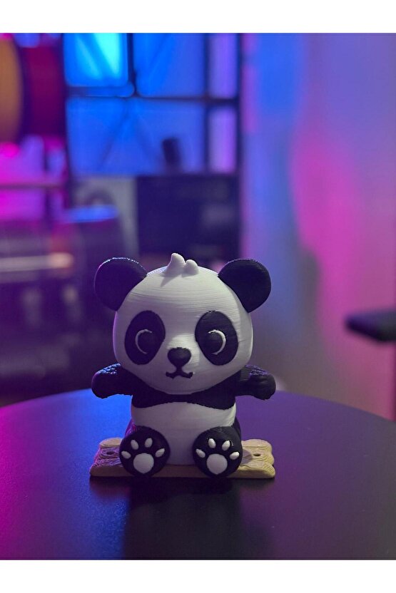 Salıncaklı Panda Araba Süsü, Dikiz Aynası Süsü, Tatlı Panda Dekoru, Araç Aksesuarı