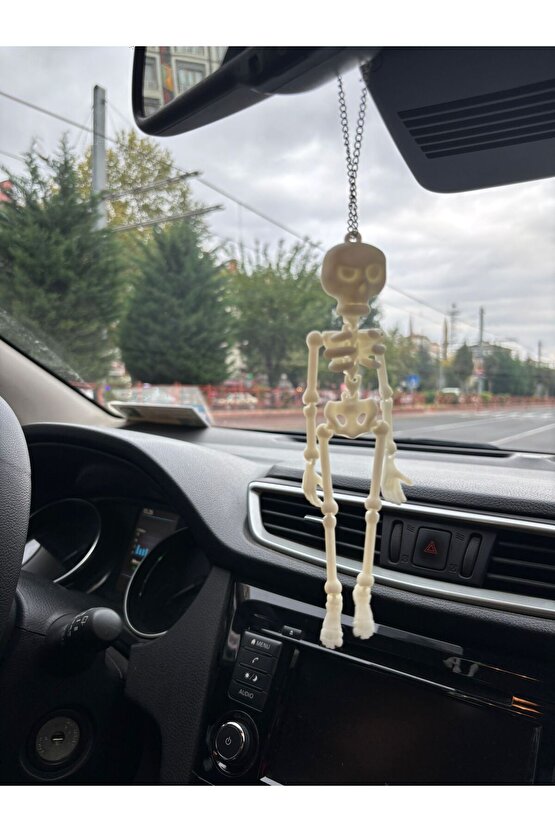 Hareketli Iskelet Ayna Süsü - Araba süsü, Dikiz Aynası Aksesuarı