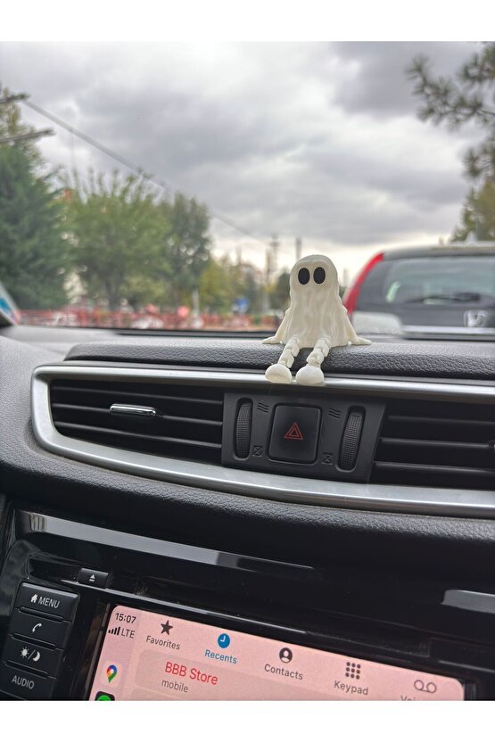 Hayalet Araba süsü - Araç İçi Aksesuar Sevimli  Hayalet Figürü - Oto Aksesuarı