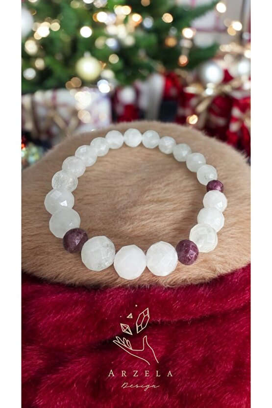 Doğal Taş KUVARS YAKUT BİLEKLİK