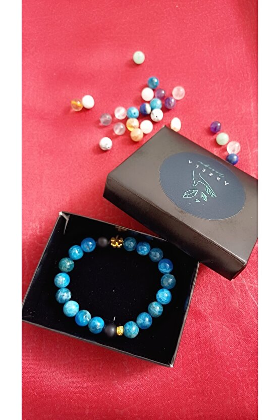 Doğal Taş APATİT  BASARI BİLEKLİĞİ