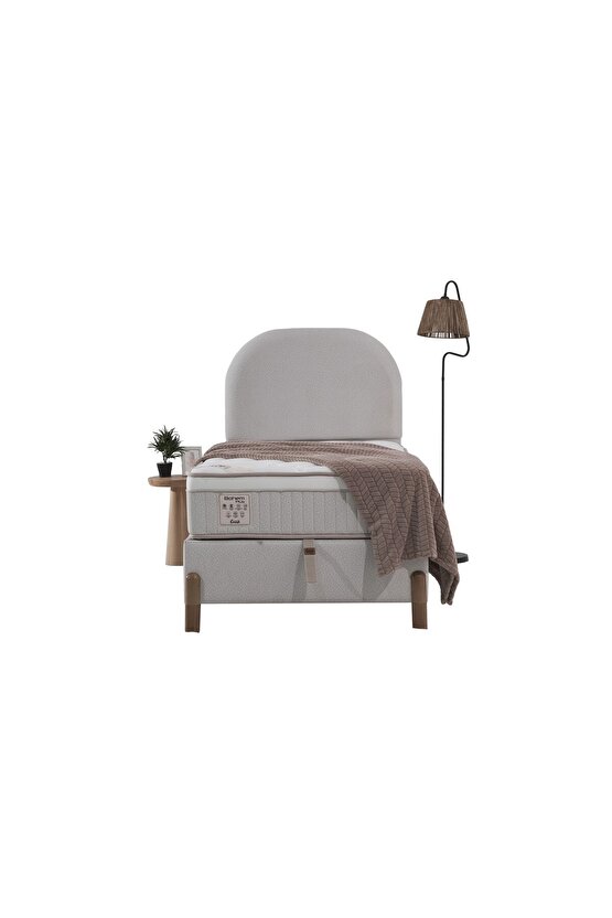 Bohem Plus Tek Kişilik Uyku Seti – Pocket Yaylı Yatak, Sandıklı Baza, Başlık3 lü Set