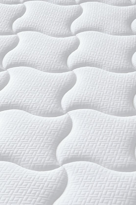 Zambak Modeli Çift Kişilik Pedli Paket Yaylı Full Ortopedik Antibakteriyel Yatak