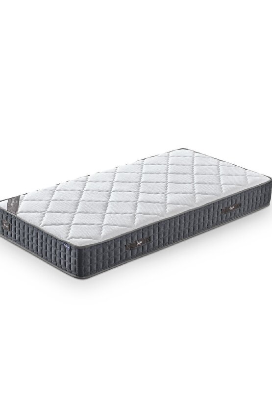 Menekşe Modeli Tek Kişilik Paket Yaylı Yatak Antibakteriyel ve Full Ortopedik Sistem