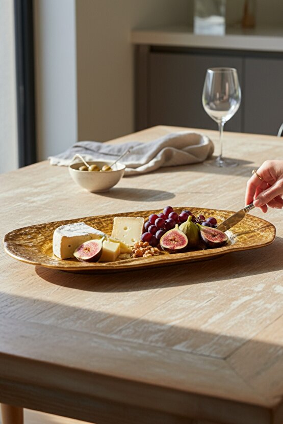 Ruw Savana 34cm Porselen Dikdörtgen Gondol Kayık Tabak Sushi Tabağı 2 Adet