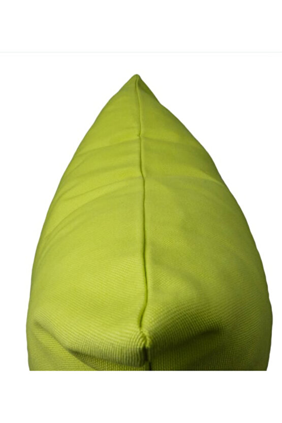 Duck Keten 43X43 Kırlent Kılıfı 2Li FISTIK YEŞİLİ RENGİ Fermuarlı EVTEX