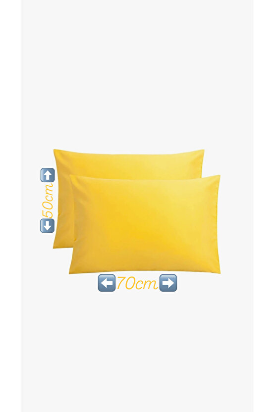 %100 COTTON(PAMUK) SARI (50x70cm) YASTIK KILIFI