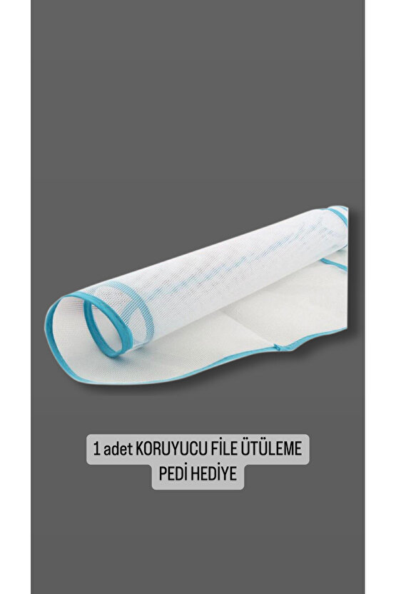 (HEDİYELİ)grey-dark Grey Park Go Optimum Extra Kalın Ütü Masası Kılıfı Bezi Örtüsü