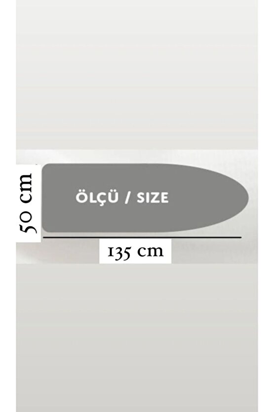 Prestige Pink Ütü Masası Kılıfı Bezi Örtüsü (50X135CM) (ÜTÜ MASASI &AKSESUARLARI, EV GEREÇLERİ)