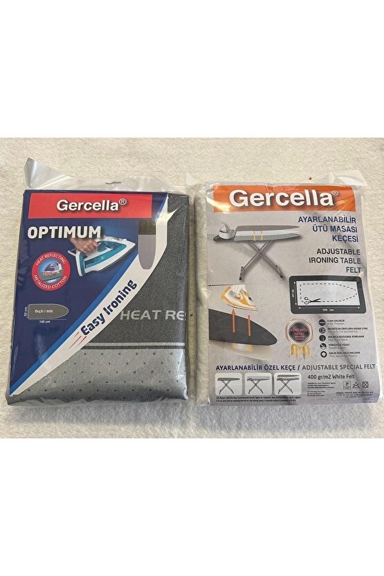 Avantajpaket: Optimum Ütü Masası Kılıfı Ayarlanabilir Ütü Masası Keçesi