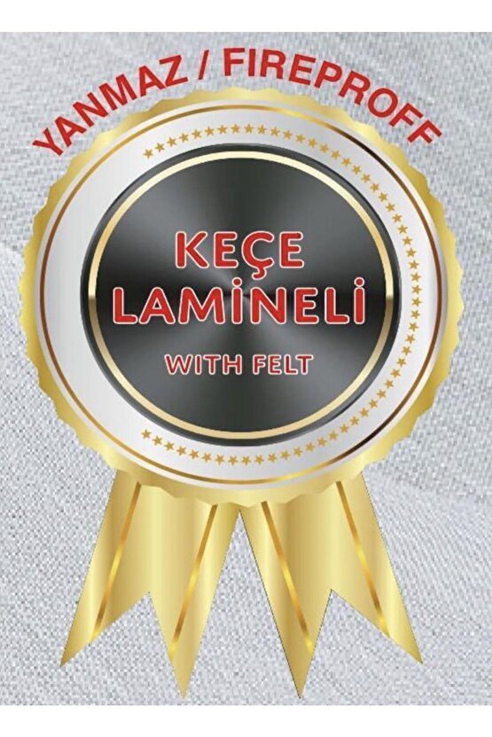 Keçeli Isıya Dayanıklı Metalica Gri Ütü Masası Kılıfı-örtüsü-bezi Otel Tekstili,ev Gereçleri,evteks