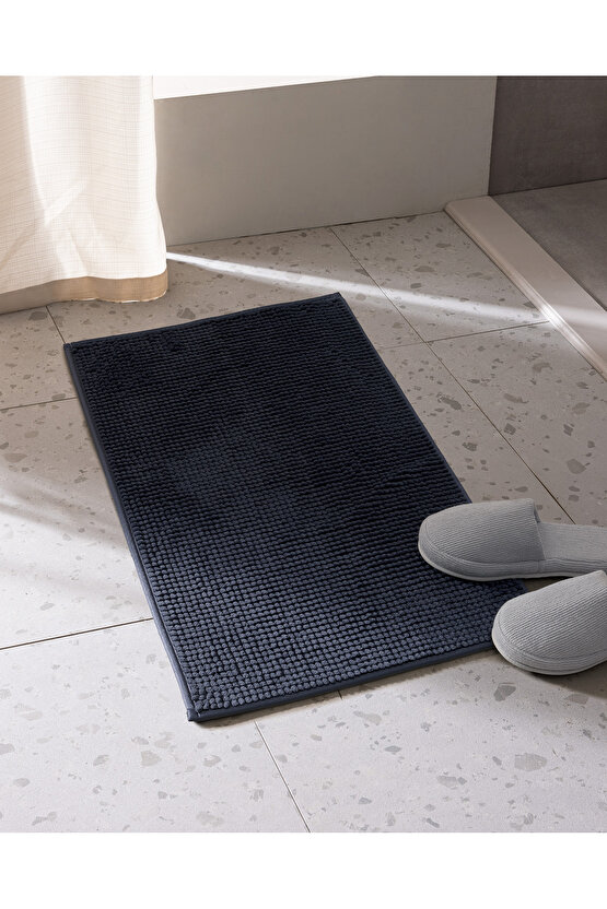 Conques Banyo Paspas - Koyu Mavi - 50x80 Cm