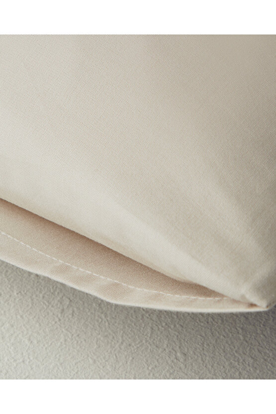 Novella Premium Soft Cotton 2li Yastık Kılıfı 50x70 cm Krem