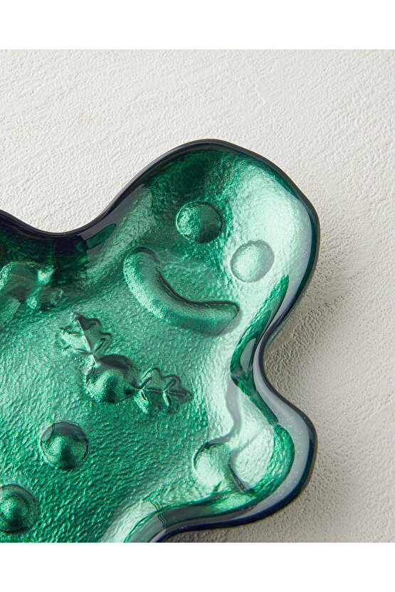 Gingerman Cam Çerezlik 17 cm Yeşil