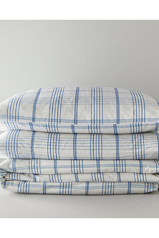 Balmoral Kolay Ütülenir Çift Kişilik Nevresim Seti Mavi
