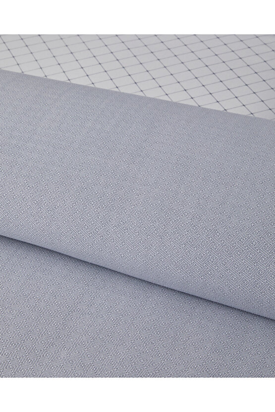 Flowing Stripes Kolay Ütülenir Çift Kişilik Nevresim Takımı 200x220 cm Lacivert