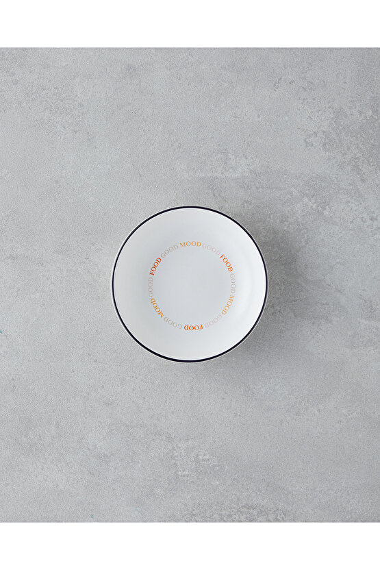 Good Mood Seramik Çerezlik 13 cm Turuncu-Siyah