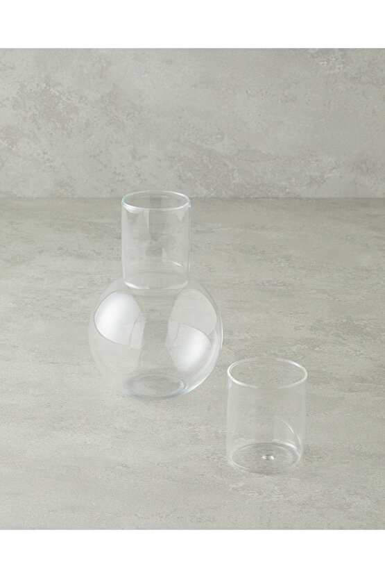 Clear Cam Başucu Sürahi 1300 ml + 300 ml Şeffaf