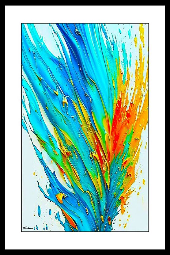 Renkli Dünya Digital Art ( ÇERÇEVESİZ - ÇERÇEVE YOKTUR ) ( ULTRA HD ) FOLYO AFİŞ - POSTER