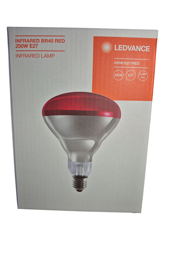 LEDVANCE INFRARED ISITICI LAMBA 250 WATT ANA KUCAĞI ISITICI KAFES ISITICI