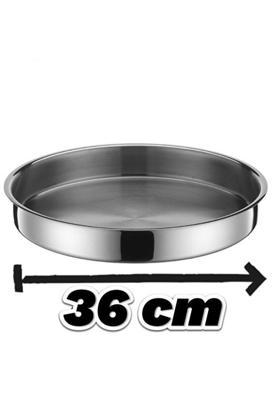 Paslanmaz Çelik Fırın Tepsisi 36 Cm