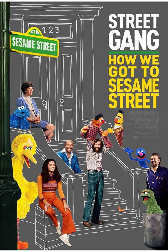 Street Gang How We Got to Sesame Street (2021) AFİŞ - POSTER ( FOLYO ) - AFİŞ - POSTER-6238