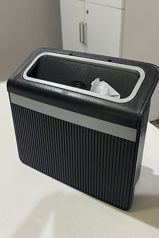 Araba Çöp Kutusu Araç Içi Taşınabilir Kapaklı Mini Çöp Kovası – Kompakt Tasarım