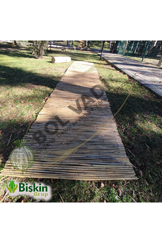 Bambu Kamış Çit, Bahçe Çiti, Balkon Çiti, Hasır Çit, Gölgelikmisina ile örülmüş