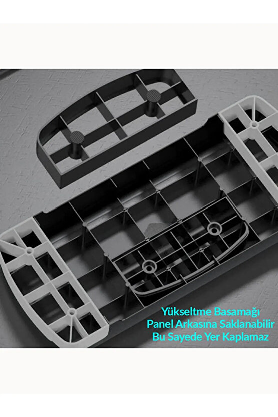 Step Tahtası 2 Kademeli Yükseklik Ayarlı Fitness Egzersiz Aleti 250kg Kapasiteli Aerobik Tahtası