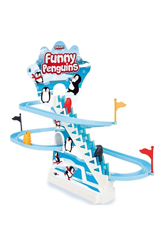 Funny Penguen Dön Dolaş Oyunu. - Beyaz At