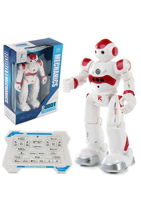 Oyuncak Uzaktan Kumandalı Robot El Sensörlü Şarjlı Moonwalk Yürüyen Hareketli Robot