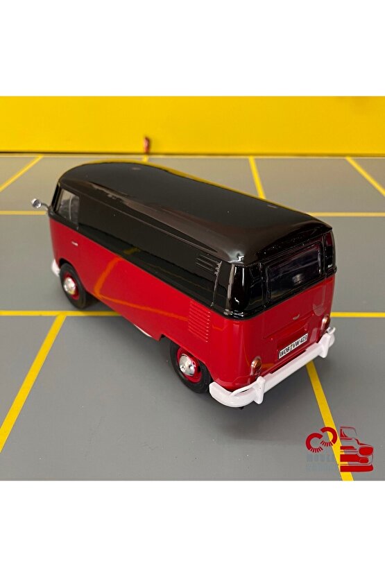 Volkswagen Type 2 (t1) 124 Ölçek Motormax *c&c Model Garage* Diecast Metal Model Araba