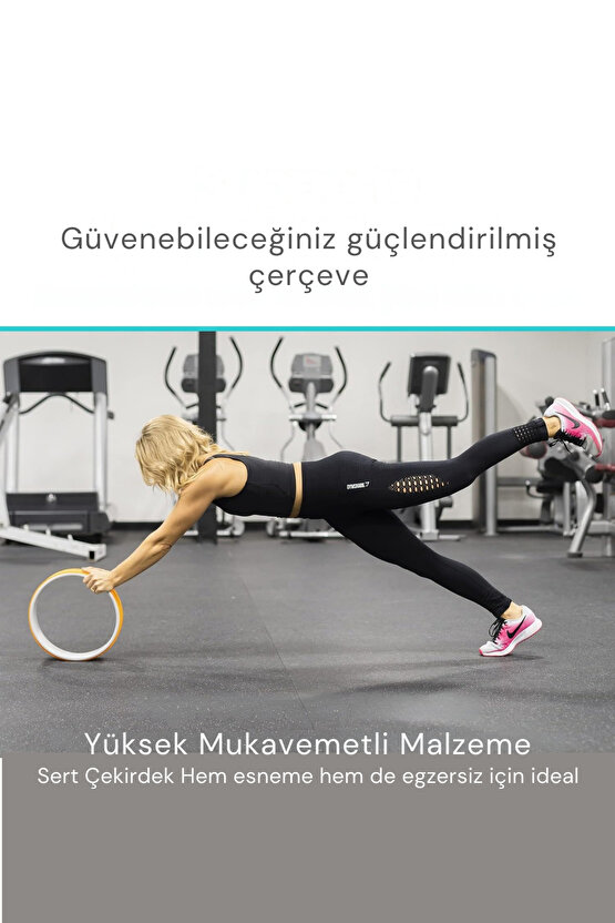 Pilates Ve Yoga Wheel Balance Kaymaz Yoga Çemberi Pilates Tekerleği Kaymaz