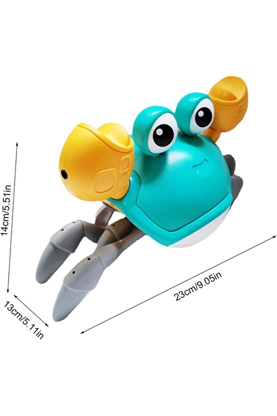 Emeklemeye Yardımcı Sensörlü Yengeç Şarjlı Oyuncak Crob Toys