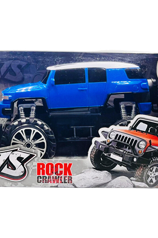 Oyuncak 1:18 Uzaktan Kumandalı Şarjlı Super Suvs Rock Crawler Işıklı Araba