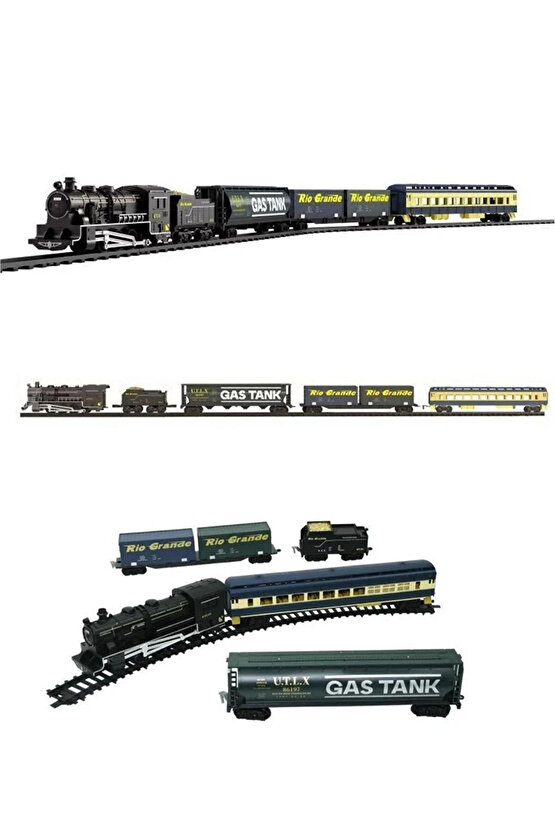 Oyuncak 33 Parça Sesli Ve Işıklı Classic Tren Kutulu Tren