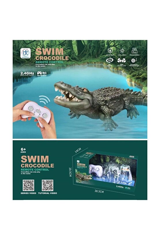 Suya Dayanıklı Uzaktan Kumandalı Timsah - Gepettoys