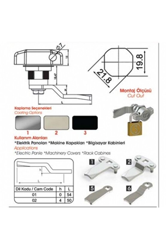 Sermak Asma Hamili Pano Kilit