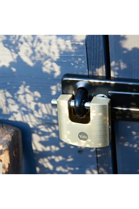 Kilit Y114901271 90 Mm Oval Kayar Pimli Pirinç Asma Kilit