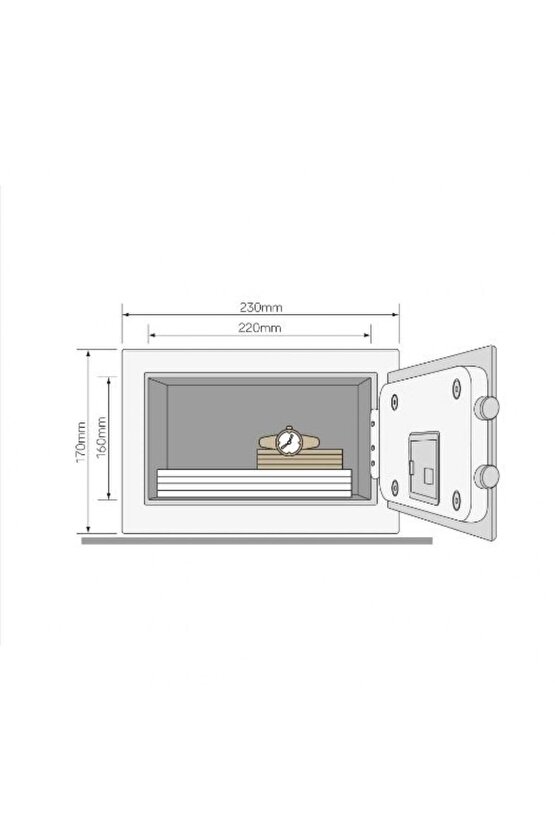 Kollu Kasa Mini Boy Siyah YSV 170 DB1