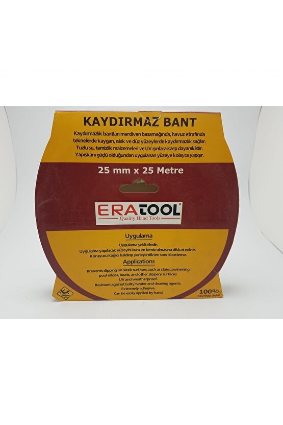 Kaydırmaz Bant Beyaz 25 Metre 25 Mm