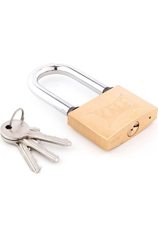 Asma Kilit Sarı 60 Mm Uzun Kanca