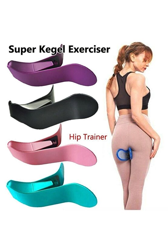 Mor Iç Bacak Egzersiz Aleti Pelvic Excercise Tool Portatif Egzersiz Aleti Kalça Egzersiz Aleti (mor